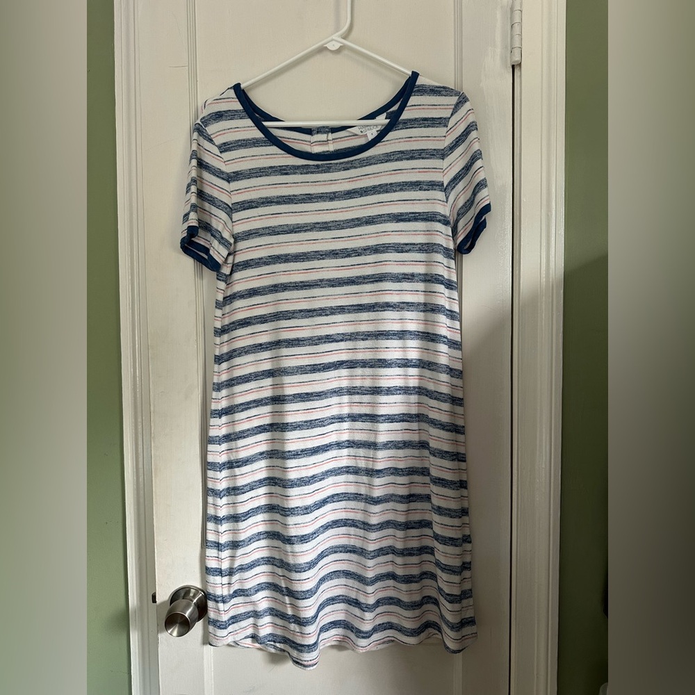 Market & Spruce Blue and White Striped Dress